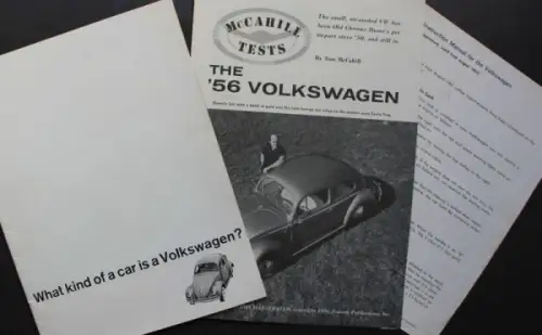 Volkswagen Modellprogramm 1962 Automobilprospekt (10636)
