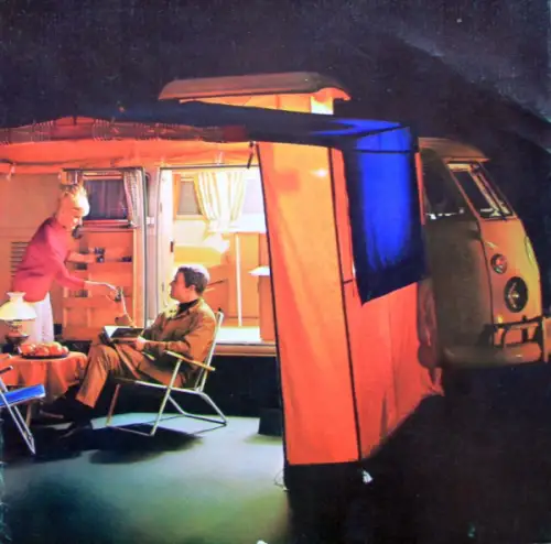 Volkswagen T1 Transporter Camper Modellprogramm 1966 Automobilprospekt (10639)