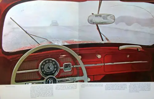 Volkswagen Käfer Modellprogramm 1962 Automobilprospekt (10640)