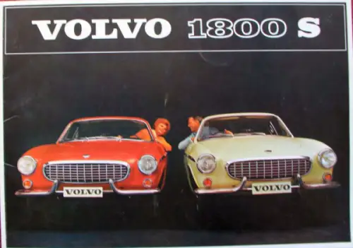 Volvo P 1800 S Modellprogramm 1963 Automobilprospekt (10644)