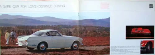 Volvo P 1800 S Modellprogramm 1963 Automobilprospekt (10644)