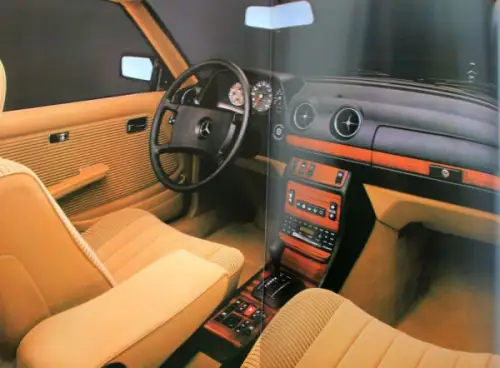Mercedes-Benz 230 CE - 280 CE Modellprogramm 1983 Automobilprospekt (10657)