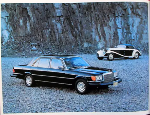 Mercedes-Benz America Modellprogramm 1977 Automobilprospekt (10658)