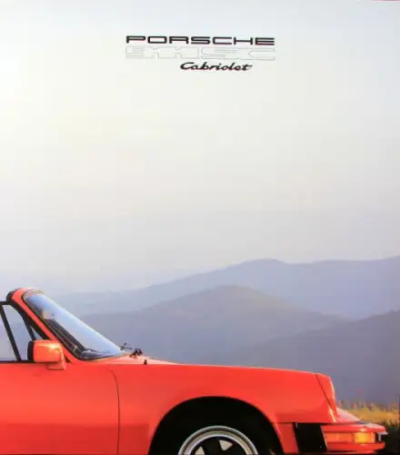 Porsche 911 SC Cabriolet Modellprogramm 1983 Automobilprospekt (10666)