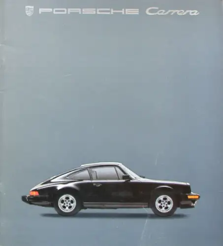 Porsche 911 Carrera Modellprogramm 1985 Automobilprospekt (10667)