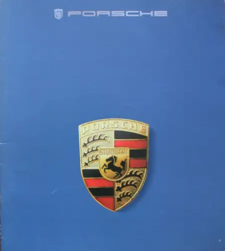 Porsche Modellprogramm 1985 Automobilprospekt (10668)