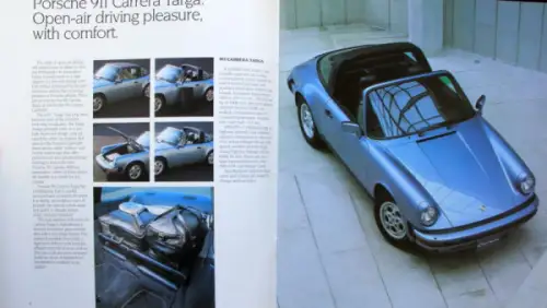 Porsche Modellprogramm 1985 Automobilprospekt (10668)