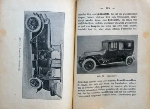 Hessler "Der Kraftwagen seine Bedienung und Pflege" Fahrzeugtechnik 1922 (10700)