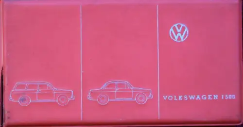 Volkswagen 1500 Modellprogramm 1965 Farbkartenmappe (10673)