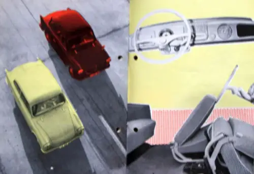 Trabant Modellprogramm 1958 "Informationen" Automobilprospekt (10676)