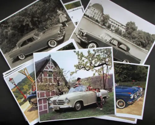 Borgward Modellprogramm 1958-60 Konvolut mit zwanzig Fotos (10680)
