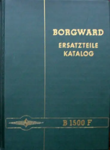 Borgward B 1500 F 1959 Ersatzteilkatalog (10683)