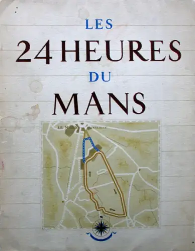 Labric "Les 24 Heures du Mans" Le Mans Rennsport-Historie 1949 Zeichnungen Geo Ham limitiert (10685)