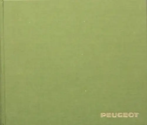 Peugeot Modellprogramm "Selection des Coupes et Cabriolets" Firmen-Fotoalbum 1973 (10716)