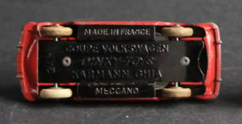 Dinky Toys France Volkswagen Karmann-Ghia 1960 Metallmodell (10712)