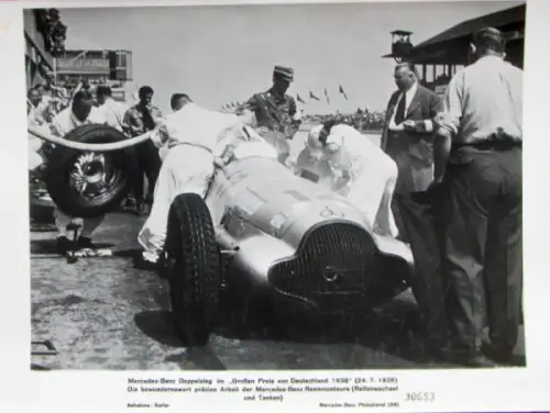 Mercedes-Benz Großer Preis von Deutschland 1938 Werksfoto (10730)