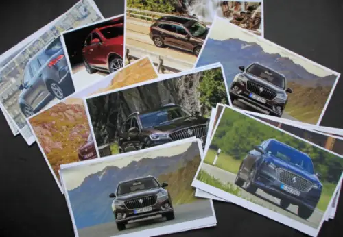 Borgward Modellprogramm 2017 Pressefotokonvolut zweiundzwanzig Fotos Poster (10732)