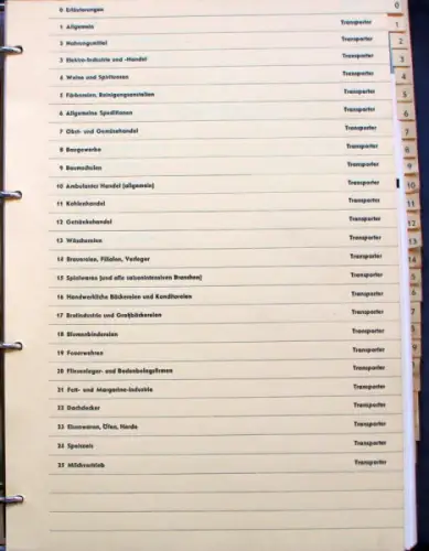 Volkswagen Musterbriefe 1958 im Originalordner (10743)