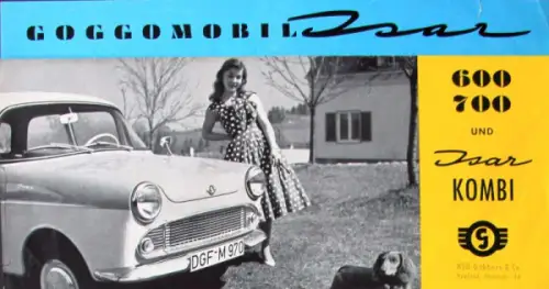 Goggomobil Isar 600 Kombi Modellprogramm 1960 Automobilprospekt (10748)