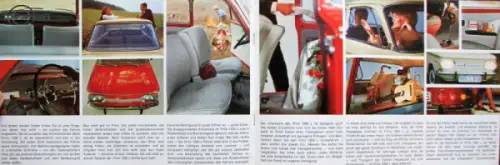 NSU Prinz 1000 L Modellprogramm 1964 Automobilprospekt (10751)