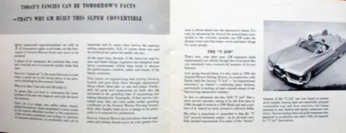 Buick Le Sabre Conceptcar Modellprogramm 1951 Automobilprospekt (10753)