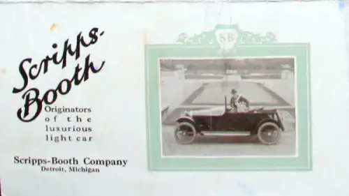 Scripps-Booth Modellprogramm 1915 Automobilprospekt (10766)