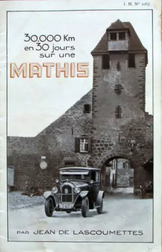 Mathis Modellprogramm 1926 Automobilprospekt (10772)