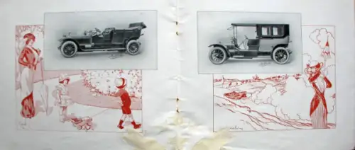 Mühlbacher Automobiles Modellprogramm 1910 Automobilprospekt (10774)