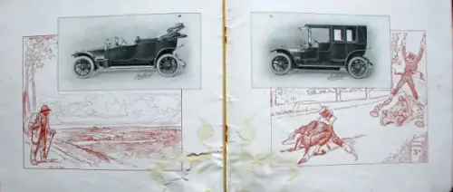 Mühlbacher Automobiles Modellprogramm 1910 Automobilprospekt (10774)