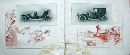 Mühlbacher Automobiles Modellprogramm 1910 Automobilprospekt (10774)