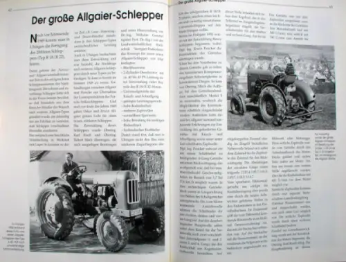 Bauer "Allgaier Schlepper" Traktor-Historie 1994 (10781)