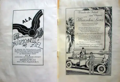 ADAC "Eifelrennen" Nürburgring 1927 Rennprogramm (10785)