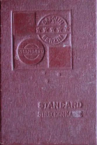 Dapolin Benzin Standard Oil Straßenkarten-Mappe Deutschland 1928 (10793)