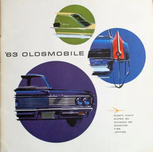Oldsmobile Modellprogramm 1963 Automobilprospekt (10803)