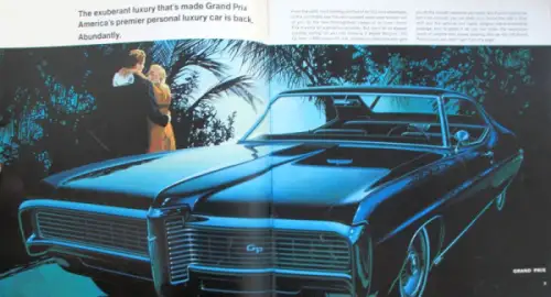 Pontiac Modellprogramm 1968 Automobilprospekt (10805)