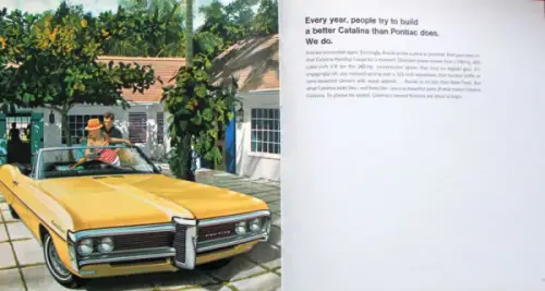 Pontiac Modellprogramm 1968 Automobilprospekt (10805)