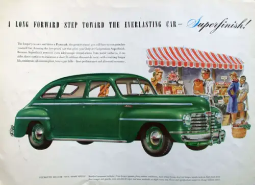 Plymouth Modellprogramm 1941 Automobilprospekt (10806)