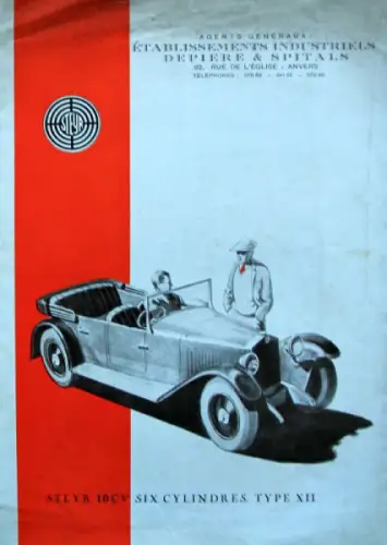 Steyr XII 6/30 PS Modellprogramm 1927 Automobilprospekt (10811)