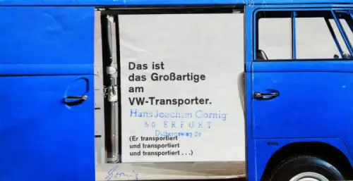 Volkswagen T1 Transporter Modellprogramm 1965 Automobilprospekt (10811)