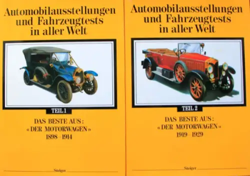 Kirchberg "Automobilausstellungen und Fahrzeugtests" Fahrzeug-Historie 1985 zwei Bände (10821)