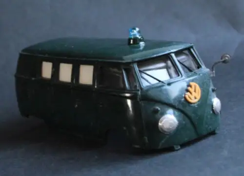 JNF Neuhierl Struxy Volkswagen T1 Transporter Polizei 1965 Plastikmodell mit Box (10880)