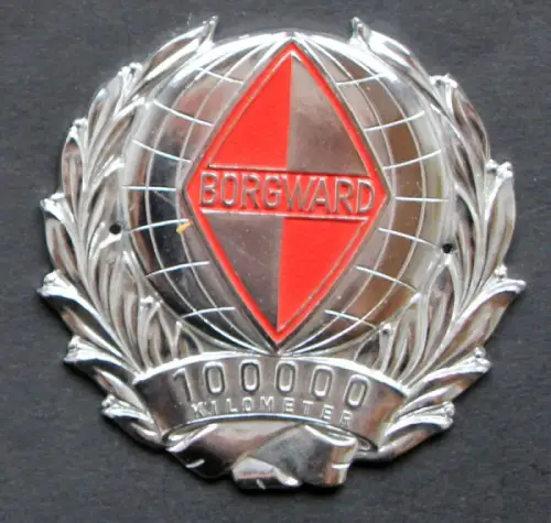 Borgward 100.000 km Plakette 1960 (10933)