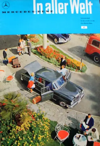 "Mercedes-Benz in aller Welt" Firmen-Magazin 1960 (10939)