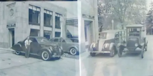 Ford Modelle Mosley-Ballard 1939 sieben Originalnegative (10973)