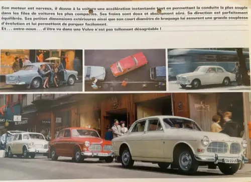 Volvo 120 Modellprogramm 1965 Automobilprospekt (10986)