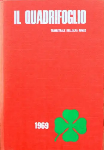 "Il Quadrifoglio" Alfa-Romeo Magazin 1969 kompletter Jahrgang gebunden (10992)
