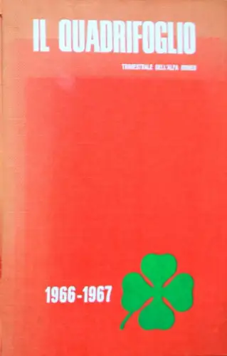 "Il Quadrifoglio" Alfa-Romeo Magazin 1966-1967  kompletter Jahrgang gebunden (10993)