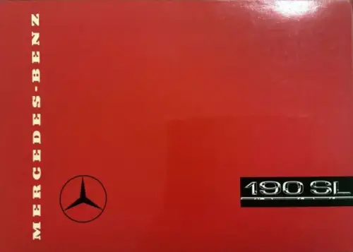 Mercedes-Benz 190 SL Modellprogramm 1959 Automobilprospekt (11027)