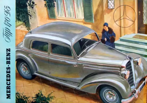 Mercedes-Benz 170 DS Modellprogramm 1953 Automobilprospekt (11074)