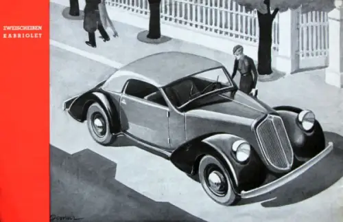 Steyr 100 Modellprogramm 1936 Automobilprospekt (11124)